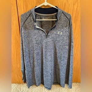 Under Armour Quarter Zip sz XL Blue